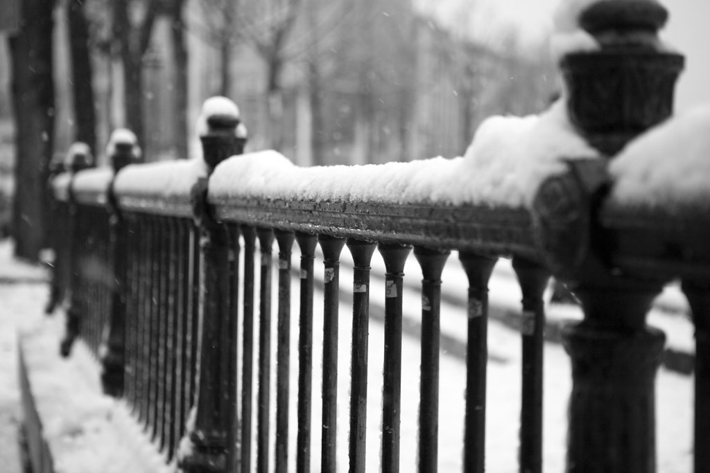 Paris sous la neige...