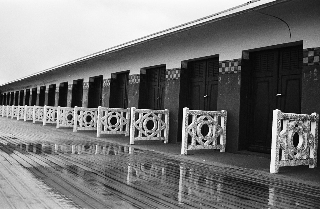 Les plages en noir et blanc